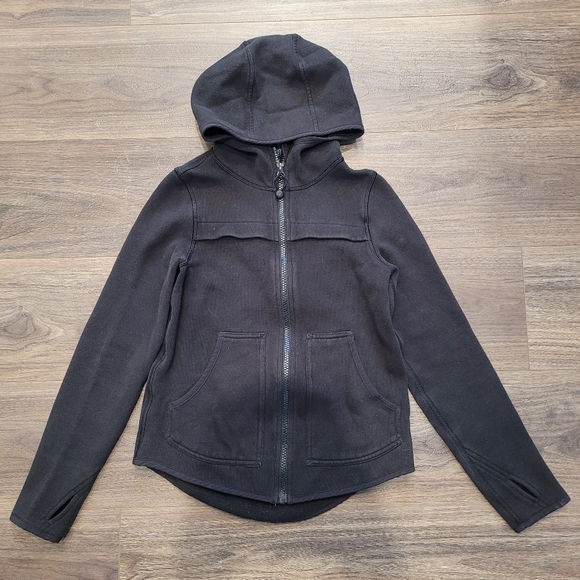Ivivva Other - Ivivva Black Fleece Hoodie Sweater Jacket